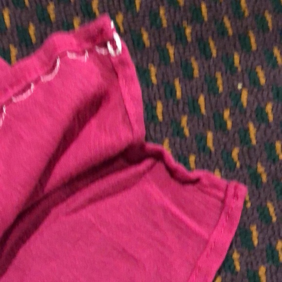 Boho red cotton embroidered cami top - Picture 7 of 14